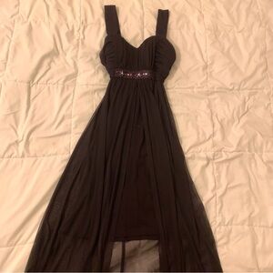 Fairy/Vampy Purple Beaded Formal/Prom Dress